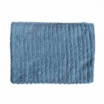 Faded Blue Ribbed Towels